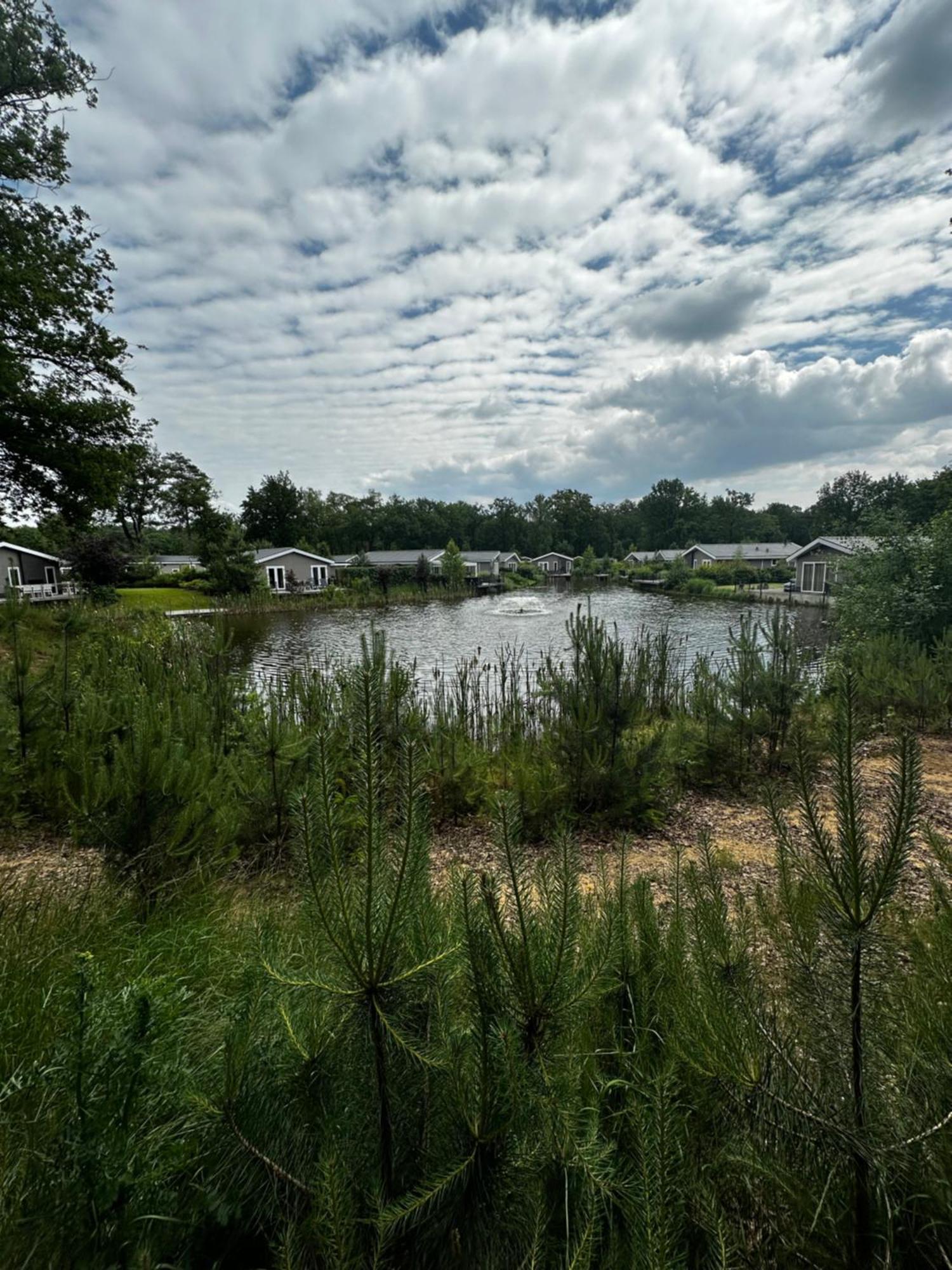 Sfeervolle Blokhut Op De Veluwe Op Recreatiepark Topparken In Beekbergen Met Vrije Tuin En Eigen Parkeerplaats Exteriör bild